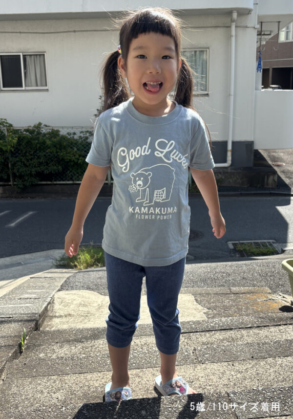 Good Lucks FLOWER POWER 2nd TEE Kids (ACID BLUE) - 画像 (7)