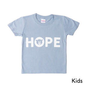 Good Lucks HOPE  Kids TEE (ACID BLUE)